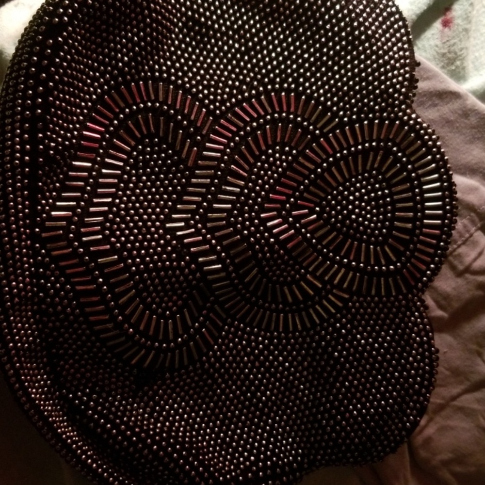 Beaded.  Little vid'ed purse for going out handmad